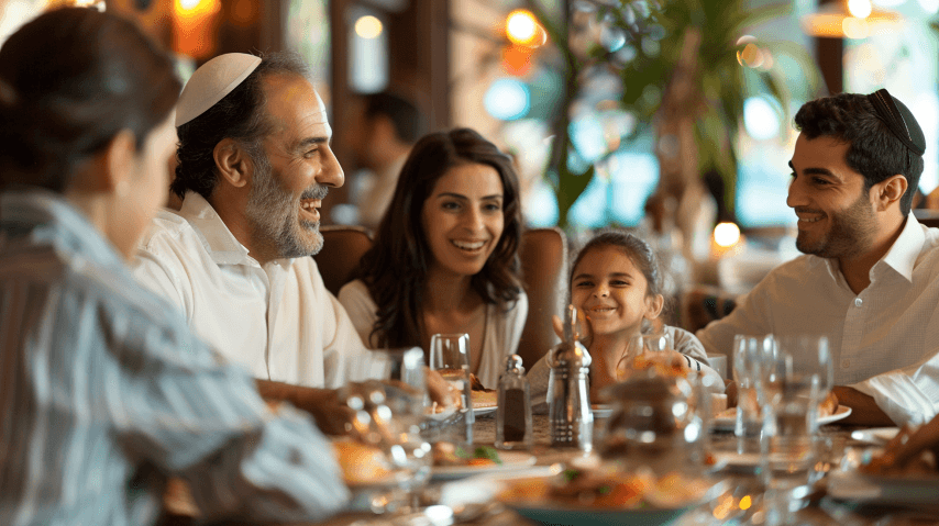 ארוחה כשרה משותפת בהרצליה