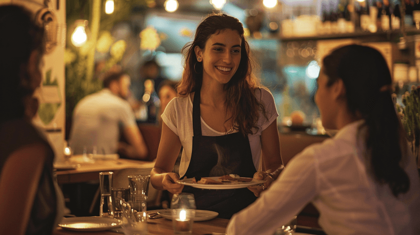 אוכל כשר בנהריה עם נוף ירוק