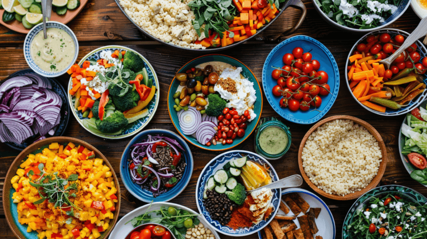 סלטים ומנות חלביות מושקעות לדייט בראשון לציון