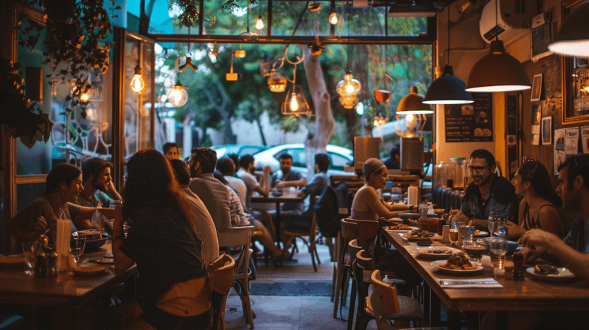 קינוחים חלביים במסעדה בפתח תקווה